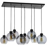  Luster na sajli CUBUS 8xE27/60W/230V crna | Eponuda.com