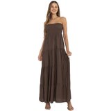 Italy Moda Dress-MI-SK-A2596.97-brown | shoptok.hr