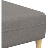 SOFA s jastukom 3 pcs Sivo-smeđa tkanina | shoptok.hr