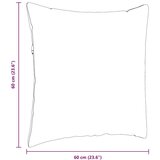  Jastučići za sofu 2 pcs Žuta 60 x 60 cm Kordura tekstil | shoptok.hr