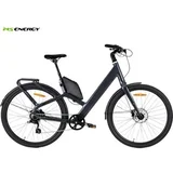 Veles gradski električni bicikl 28 inča, 360 Wh, Shimano Altus 8 brzina, crni