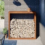 vidaXL Stalak za drva za ogrjev 100x40x100 cm od čelika COR-TEN | shoptok.hr