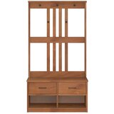 vidaXL Drvo za dvoranu SANDENS 87x40x159,5 cm puno drvo bor | shoptok.hr