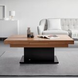 Mömax klubska miza 2 v 1, črna, hrast, nastavljiva | Shoptok.si