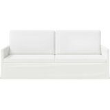 SOFA za 3 osobe Bijela 190 x 81 x 82 cm Tkanina Slike