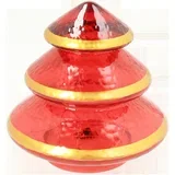 LED jelka Christmas Wish, 15 cm, Crvena