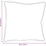 vidaXL Zimska posteljnina z blazino 3 pcs Bela 200 x 200 cm Mikrofibra | Shoptok.si