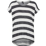 Vero_Moda Majica črna / bela Cene