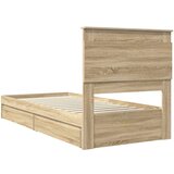  Okvir za krevet s ladicama Sonoma hrast 100 x 200 cm | shoptok.hr