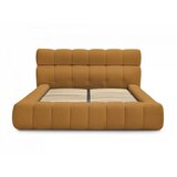 Bobochic Paris Senf žuti tapecirani bračni krevet s prostorom za odlaganje s podnicom 180x200 cm Mont Blanc – | shoptok.hr