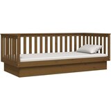  Dnevna postelja medeno rjava 80x200 cm trdna borovina, (20725483) | Shoptok.si