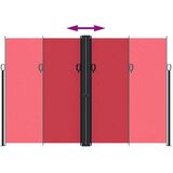 vidaXL Bočna tenda na uvlačenje crvena 220x1000 cm | shoptok.hr