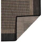Furnova Zunanja preproga ploščato tkanje 80x250 cm temno rjava, (21930709) | Shoptok.si