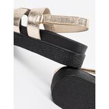 GOODIN Classic platform sandals gold | shoptok.hr