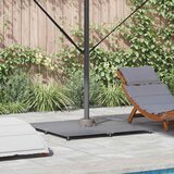  Baza za suncobran Tamno siva drvena estetika 100 x 100 x 4 cm | Eponuda.com