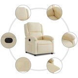  Električni naslonjač od tkanine krem | shoptok.hr
