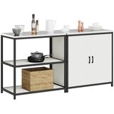  Kuhinjski set za pohranu HATTEM 2 pcs Bijela Čelična vrata | Eponuda.com