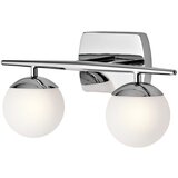 Elstead Lighting Elstead Jasper Stenska svetilka za kopalnico z 2 lučema, polirani krom, IP44, G9, (22099308) | Shoptok.si