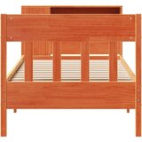 vidaXL Krevet s regalom za knjige bez madraca 75 x 190 cm od borovine | shoptok.hr