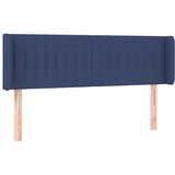 Maison Chic vzglavna omarica - nočna omarica - posteljna omarica z ušesi modro 147x16x78/88 cm blago, (21707884) Cene