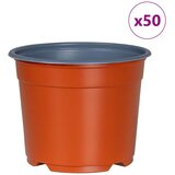  Okrogli cvetlični lonec 50 pcs Terakota Ø 15 x 12.5 cm Plastika, (5000207318) | Shoptok.si