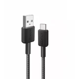 322 USB-A na USB-C kabel 1,8 m Crna