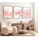Wallity Huhu192 - 30 x 40 multicolor decorative framed mdf painting (3 pieces) Cene