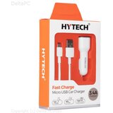Hytech HY-X42 Brzi autopunjac sa micro USB kabelom 3.4A Bijeli | Eponuda.ba