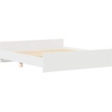  Okvir kreveta s uzglavljem i podnožjem bijeli 200 x 200 cm | shoptok.hr