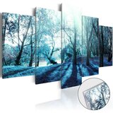  Slika na akrilnom staklu - Blue Glade [Glass] 200x100 Cijene