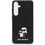 Karl Lagerfeld Etui za telefon Galaxy S24+ črna barva, KLHCS24MPSAKCMPK