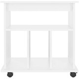 vidaXL s kotačima bijeli 60 x 45 x 60 cm od iverice | shoptok.hr