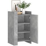  Komoda siva boja betona 45x35x75 cm od konstruiranog drva | shoptok.hr