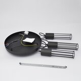  Visilica na sajli MELODY 3xE27/15W/230V u crnoj boji | Eponuda.com