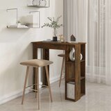 vidaXL Barski stol s policom boja hrasta 102x50x103,5 cm od iverice | shoptok.hr