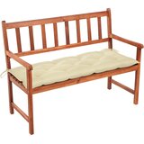  Vrtna klupa s jastukom 120 cm od masivnog bagremovog drva Krema 120 x 50 x 7 cm Cijene