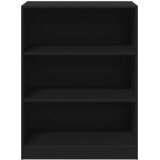  Ormar crni 77 x 48 x 102 cm od konstruiranog drva | shoptok.hr