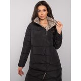 Fashion Hunters Black Alabama quilted winter jacket | Shoptok.si