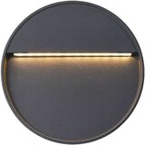 vidaXL Vanjske LED zidne svjetiljke 2 kom 3 W crne okrugle | shoptok.hr