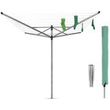 Brabantia Vrtno stojalo za sušenje perila v srebrni barvi 60 m Lift-O-Matic – | Shoptok.si