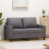  Dvosjed od tkanine siva 120 cm od umjetne kože | shoptok.hr