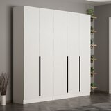 Woody Fashion Ormar Noah-8256, 225x210x35 cm, Bijeli cijene