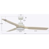  Lucci air 213055 - LED plafonski ventilator SHOALHAVEN GX53/17W/230V, paulovnija, sa daljinskim upravljačem | Eponuda.com
