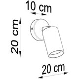  Stenska svetilka BERG iz naravnega lesa, (21347294) | Shoptok.si