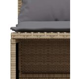  5-dijelni vrtni set sofa s jastucima bež od poliratana | shoptok.hr