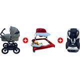 Brevi kolica/ram rider 4 route + nosiljka navichela + hodalica tin tin + auto sedište gp sport panna