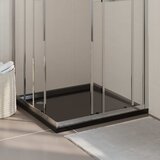  Četvrtasta tuš-kada ABS crna 90 x 90 cm | shoptok.hr