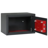 vidaXL Varnostna omara s ključavnico Temno siva 20x31x20 cm Jeklo | Shoptok.si