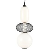  LED luster na sajli ARAME LED/23W/230V prečnik 22 cm crna | Eponuda.com