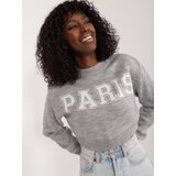 BADU Sweater-BA-SW-1489.24-light grey Cene